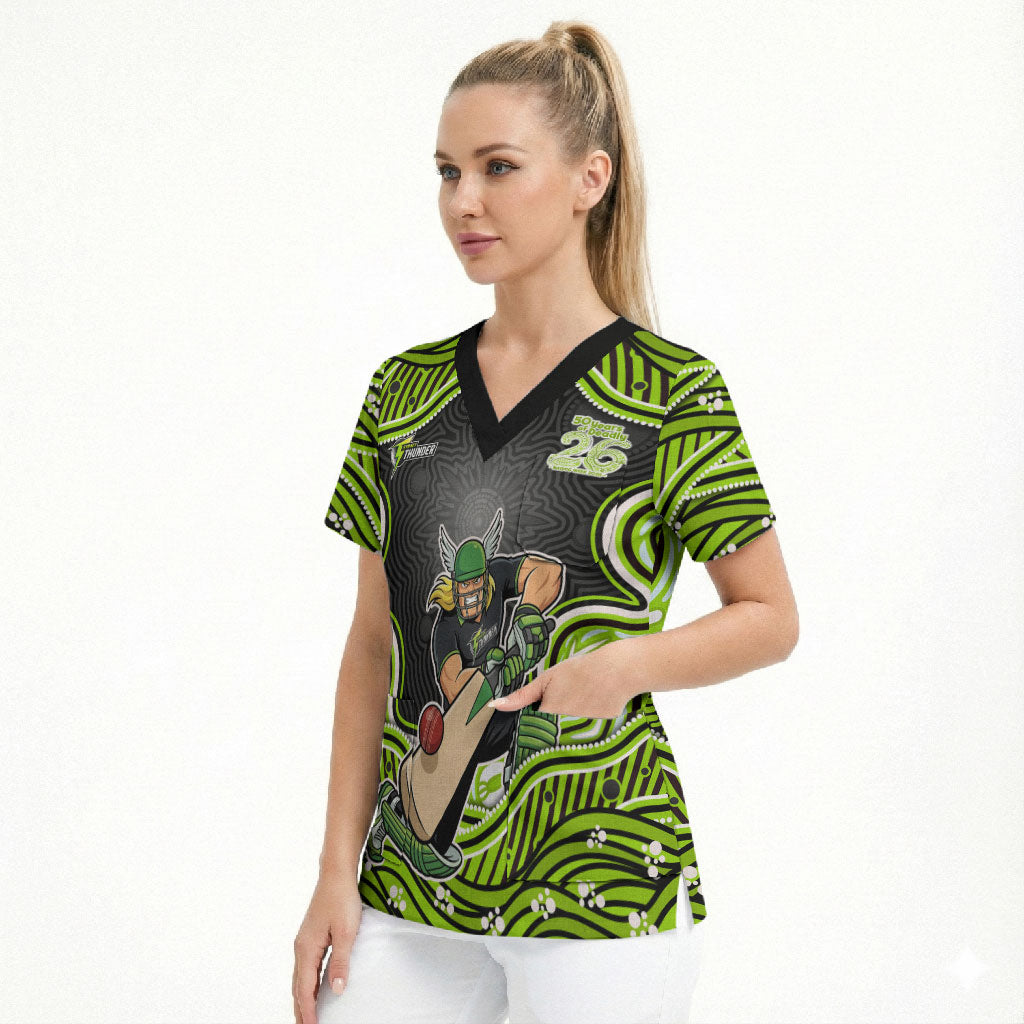 Sydney Thunder NAIDOC Week 2026 Scrub Top Aboriginal Indigenous - 50 Years of Deadly