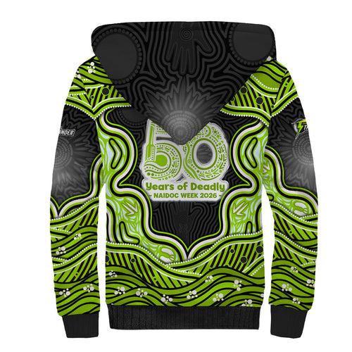 Sydney Thunder NAIDOC Week 2026 Sherpa Hoodie Aboriginal Indigenous - 50 Years of Deadly