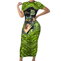 Sydney Thunder NAIDOC Week 2026 Short Sleeve Bodycon Dress Aboriginal Indigenous - 50 Years of Deadly