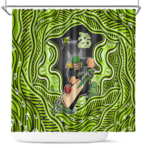 Sydney Thunder NAIDOC Week 2026 Shower Curtain Aboriginal Indigenous - 50 Years of Deadly