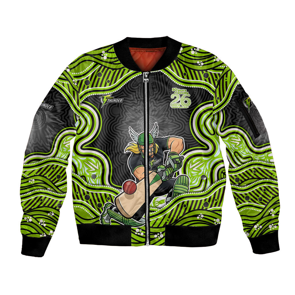 Sydney Thunder NAIDOC Week 2026 Sleeve Zip Bomber Jacket Aboriginal Indigenous - 50 Years of Deadly