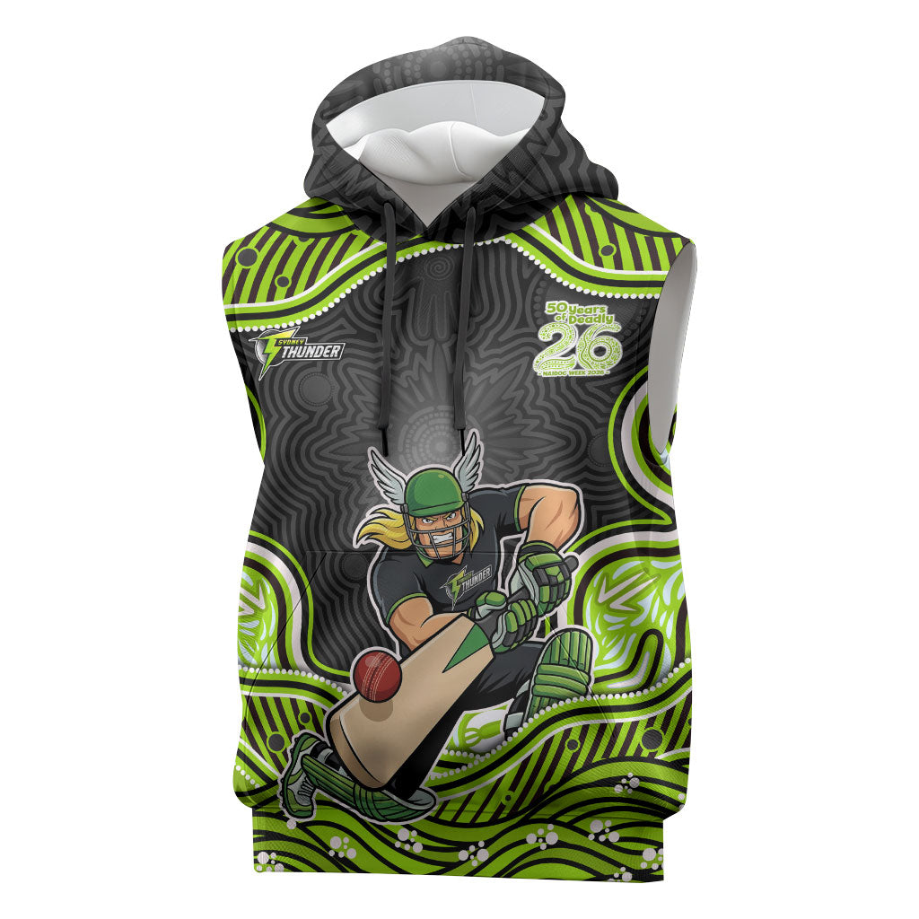 Sydney Thunder NAIDOC Week 2026 Sleeveless Hoodie Aboriginal Indigenous - 50 Years of Deadly