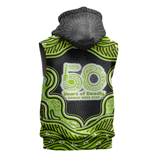 Sydney Thunder NAIDOC Week 2026 Sleeveless Hoodie Aboriginal Indigenous - 50 Years of Deadly