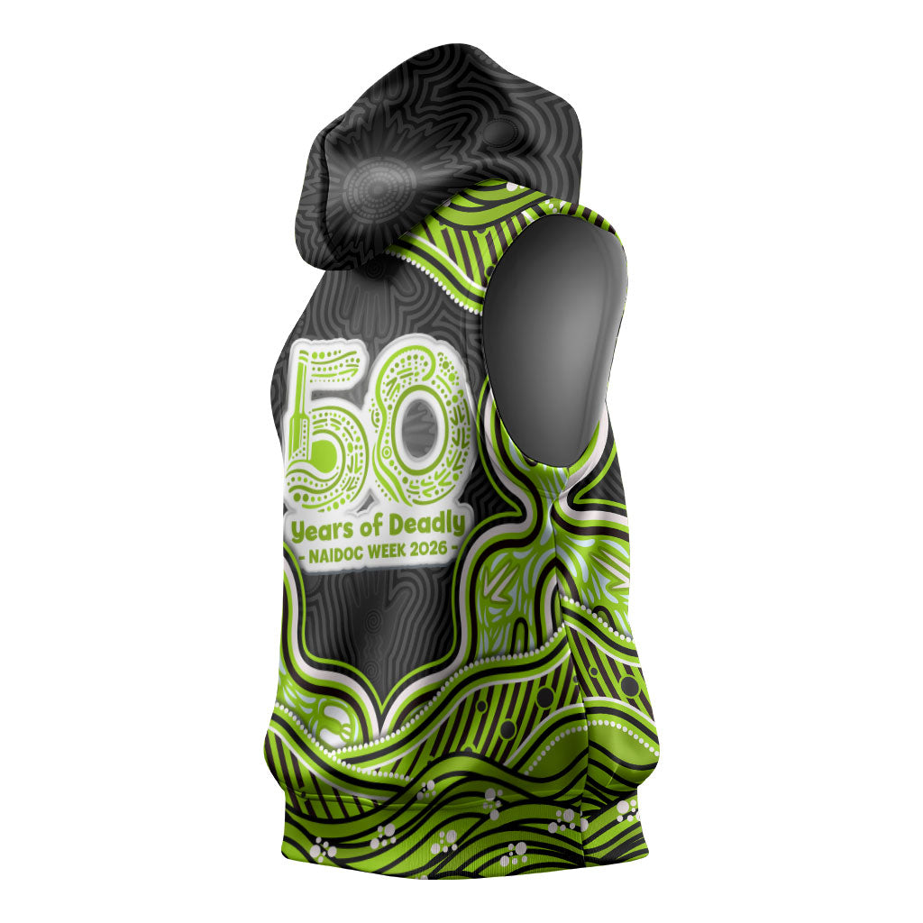 Sydney Thunder NAIDOC Week 2026 Sleeveless Hoodie Aboriginal Indigenous - 50 Years of Deadly
