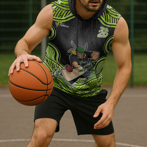 Sydney Thunder NAIDOC Week 2026 Sleeveless Hoodie Aboriginal Indigenous - 50 Years of Deadly
