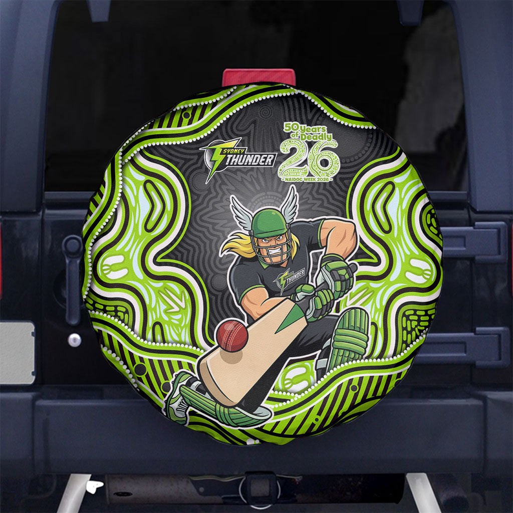 Sydney Thunder NAIDOC Week 2026 Spare Tire Cover Aboriginal Indigenous - 50 Years of Deadly