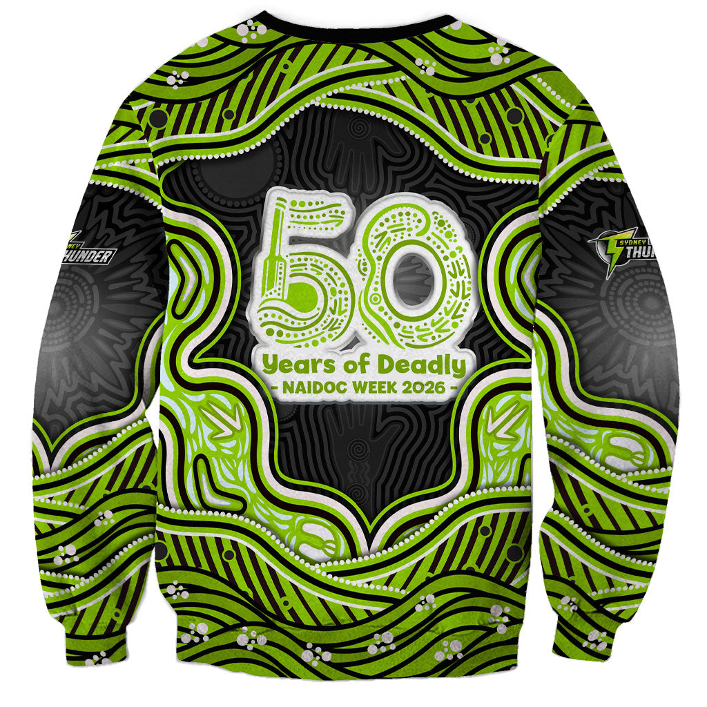 Sydney Thunder NAIDOC Week 2026 Sweatshirt Aboriginal Indigenous - 50 Years of Deadly