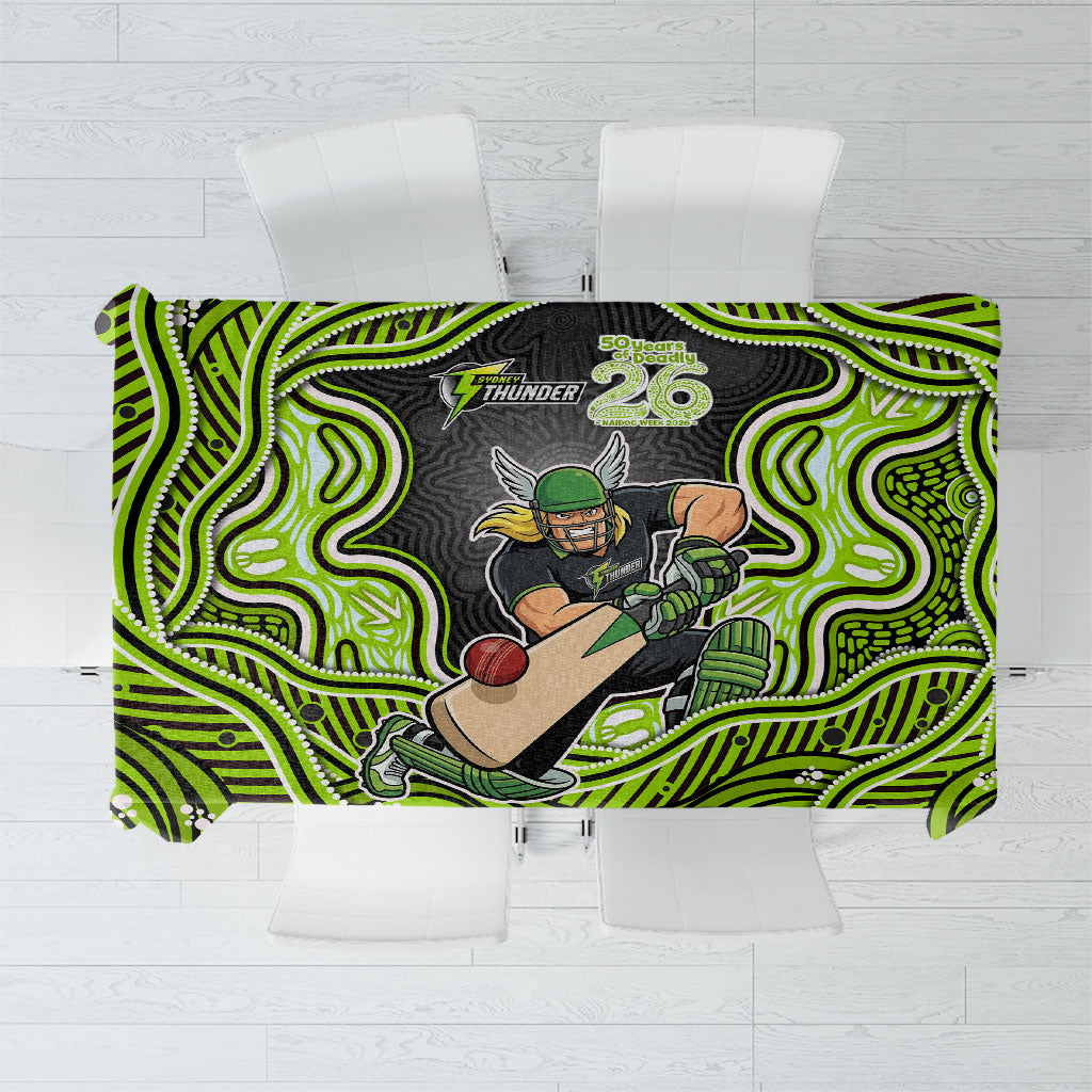 Sydney Thunder NAIDOC Week 2026 Tablecloth Aboriginal Indigenous - 50 Years of Deadly