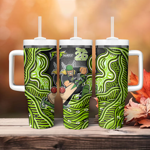 Sydney Thunder NAIDOC Week 2026 Tumbler With Handle Aboriginal Indigenous - 50 Years of Deadly