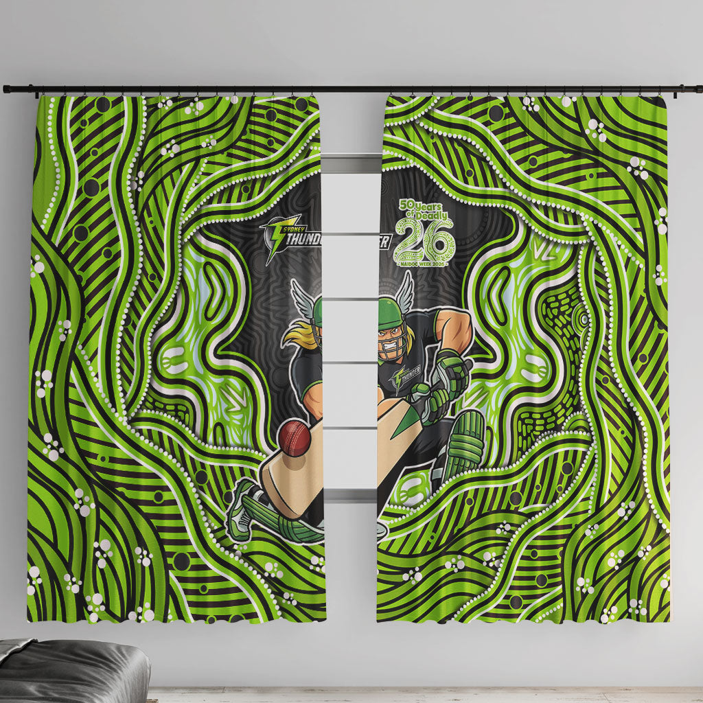 Sydney Thunder NAIDOC Week 2026 Window Curtain Aboriginal Indigenous - 50 Years of Deadly