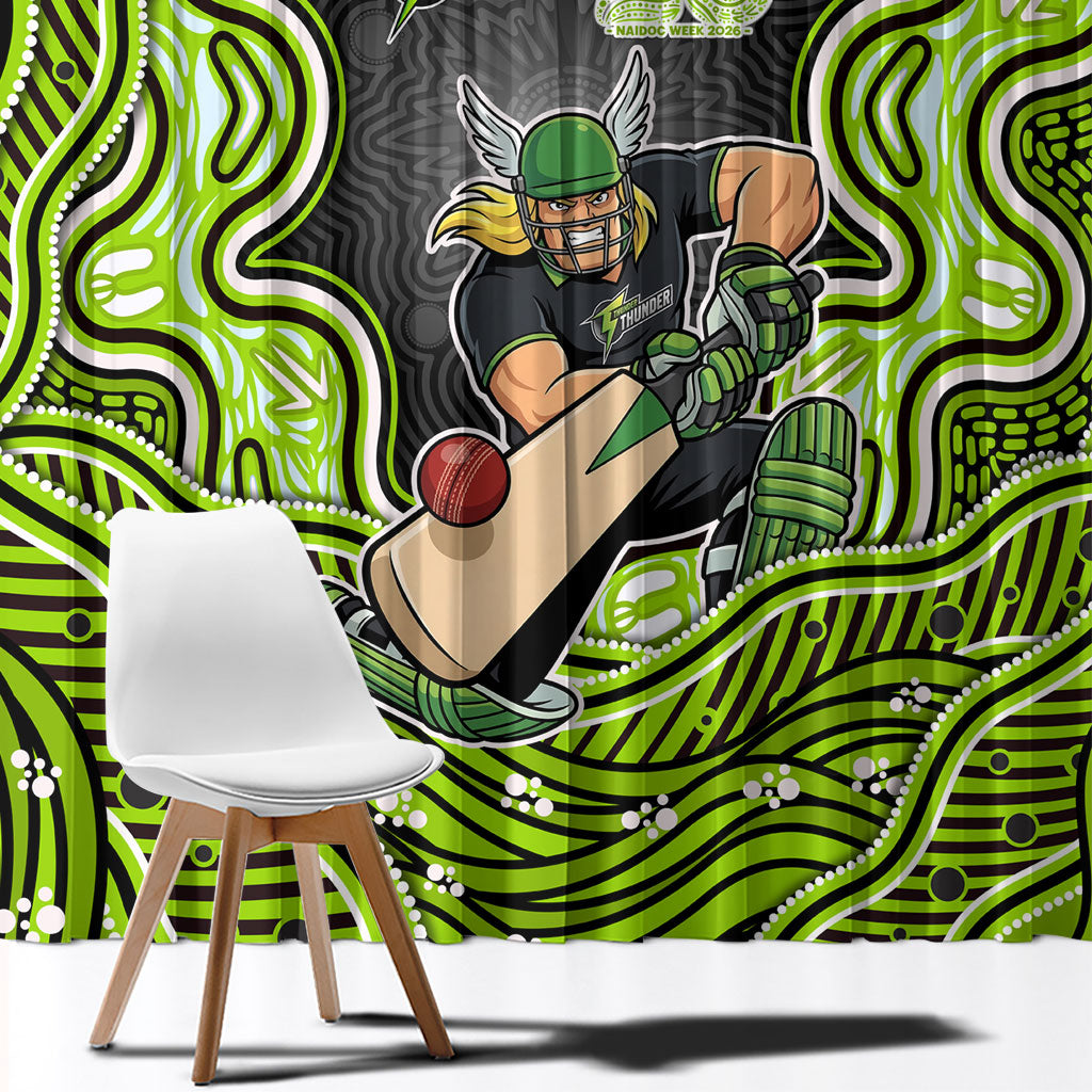 Sydney Thunder NAIDOC Week 2026 Window Curtain Aboriginal Indigenous - 50 Years of Deadly
