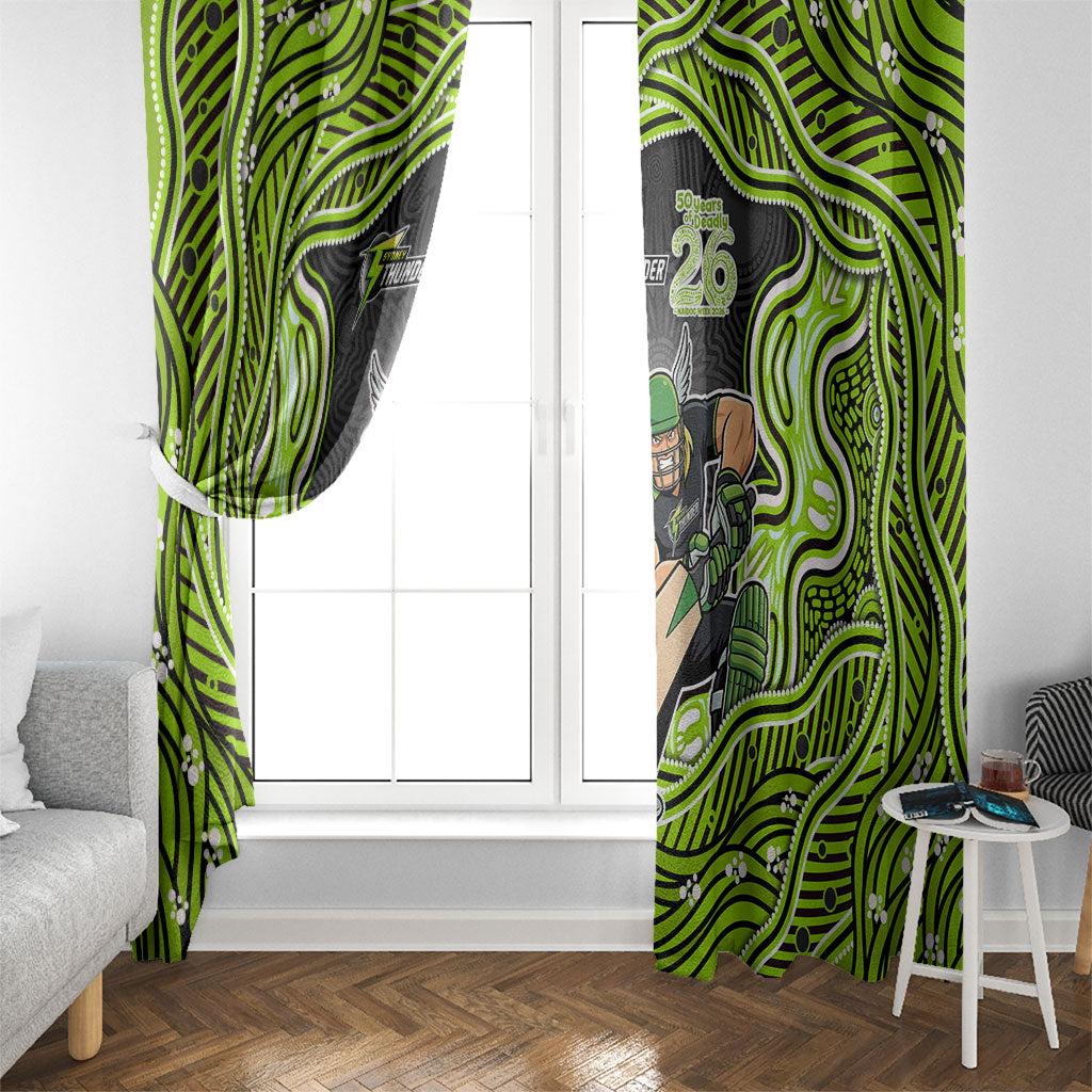 Sydney Thunder NAIDOC Week 2026 Window Curtain Aboriginal Indigenous - 50 Years of Deadly