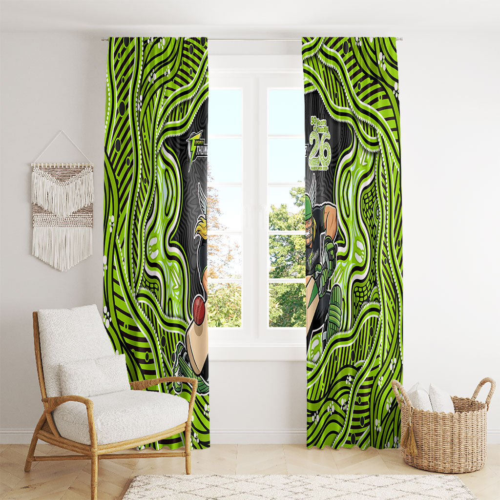 Sydney Thunder NAIDOC Week 2026 Window Curtain Aboriginal Indigenous - 50 Years of Deadly