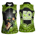 Sydney Thunder NAIDOC Week 2026 Women Sleeveless Polo Shirt Aboriginal Indigenous - 50 Years of Deadly