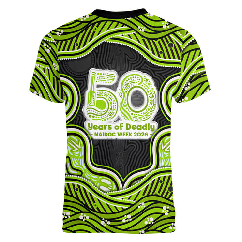 Sydney Thunder NAIDOC Week 2026 Women V-Neck T-Shirt Aboriginal Indigenous - 50 Years of Deadly