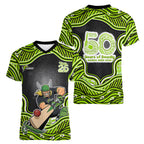 Sydney Thunder NAIDOC Week 2026 Women V-Neck T-Shirt Aboriginal Indigenous - 50 Years of Deadly