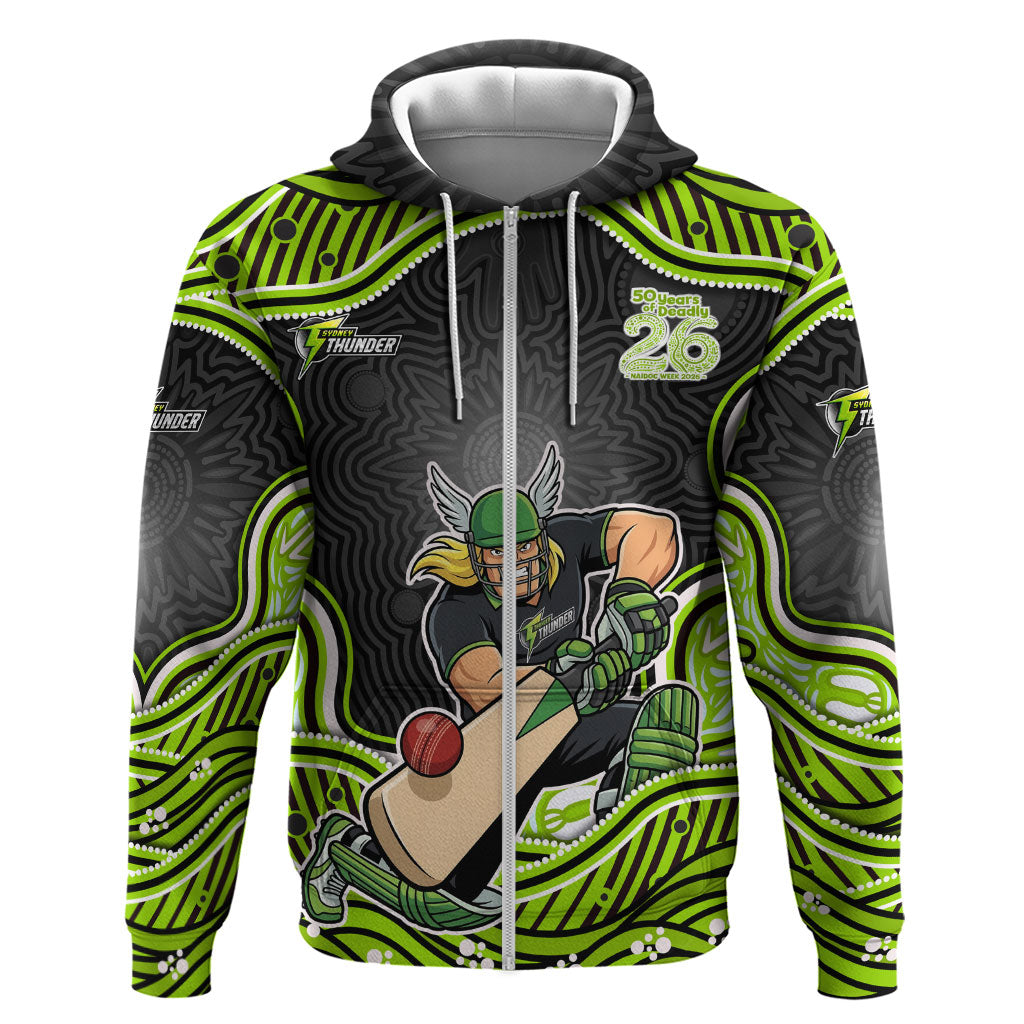 Sydney Thunder NAIDOC Week 2026 Zip Hoodie Aboriginal Indigenous - 50 Years of Deadly