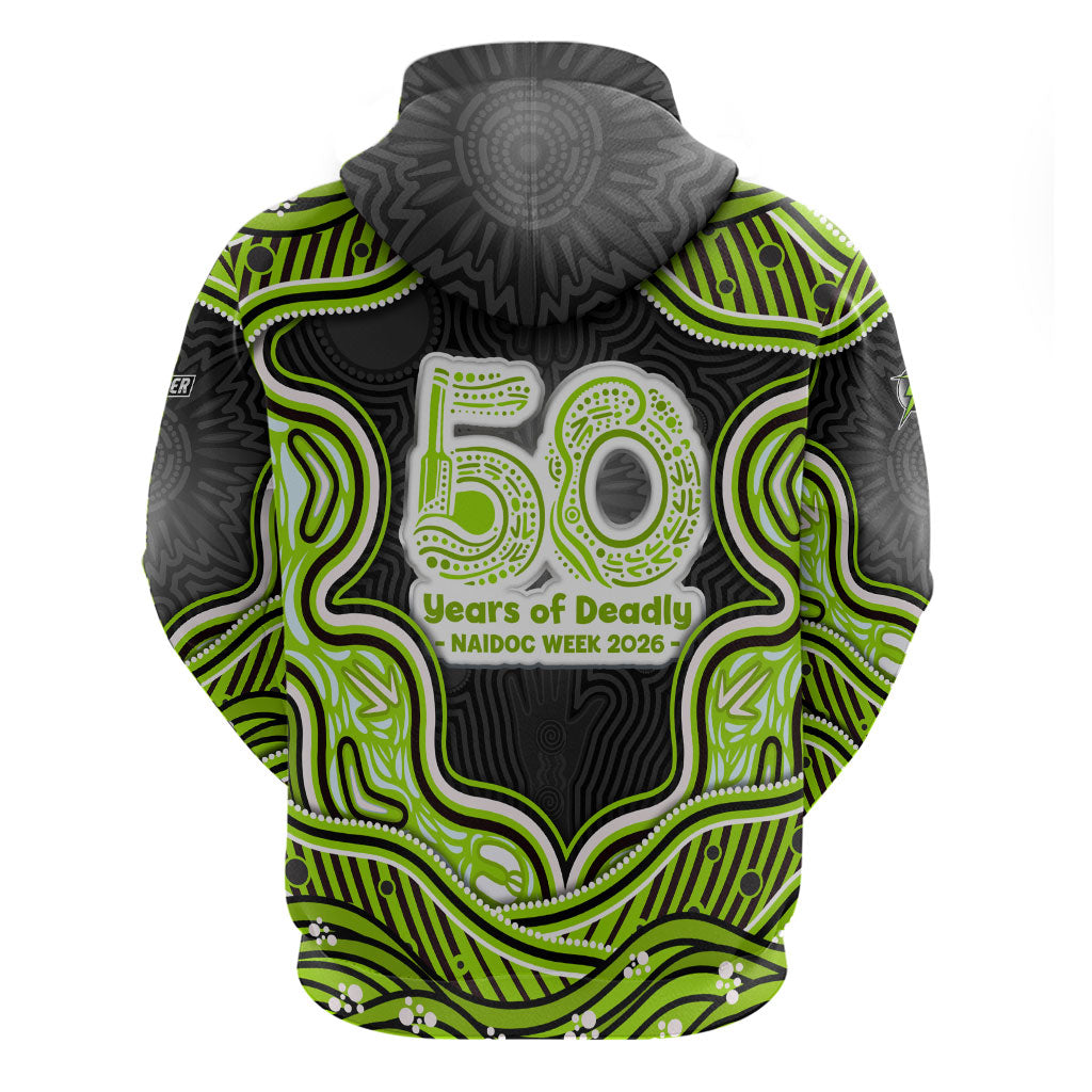 Sydney Thunder NAIDOC Week 2026 Zip Hoodie Aboriginal Indigenous - 50 Years of Deadly