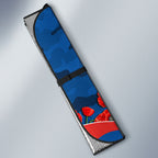 Personalized Newcastle Knights ANZAC Tribute Auto Sun Shade Poppy Field Soldier Silhouette Aboriginal Rugby Mascot