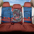 Personalized Newcastle Knights ANZAC Tribute Back Car Seat Cover Poppy Field Soldier Silhouette Aboriginal Rugby Mascot