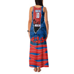 Personalized Newcastle Knights ANZAC Tribute Family Matching Tank Maxi Dress and Hawaiian Shirt Poppy Field Soldier Silhouette Aboriginal Rugby Mascot