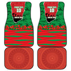 Personalized South Sydney Rabbitohs ANZAC Tribute Car Mats Poppy Field Soldier Silhouette Aboriginal Rugby Mascot