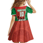 Personalized South Sydney Rabbitohs ANZAC Tribute Family Matching Puletasi and Hawaiian Shirt Poppy Field Soldier Silhouette Aboriginal Rugby Mascot