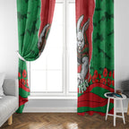Personalized South Sydney Rabbitohs ANZAC Tribute Window Curtain Poppy Field Soldier Silhouette Aboriginal Rugby Mascot