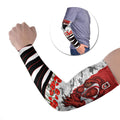 Personalized Dragons ANZAC Tribute Arm Sleeves Poppy Field Soldier Silhouette Aboriginal Rugby Mascot