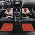 Personalized Dragons ANZAC Tribute Car Mats Poppy Field Soldier Silhouette Aboriginal Rugby Mascot