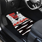 Personalized Dragons ANZAC Tribute Car Mats Poppy Field Soldier Silhouette Aboriginal Rugby Mascot
