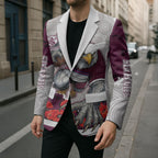 Personalized Sea Eagles ANZAC Tribute Blazer Poppy Field Soldier Silhouette Aboriginal Rugby Mascot
