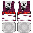 Personalized Sea Eagles ANZAC Tribute Car Mats Poppy Field Soldier Silhouette Aboriginal Rugby Mascot