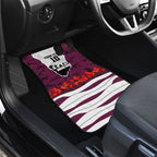 Personalized Sea Eagles ANZAC Tribute Car Mats Poppy Field Soldier Silhouette Aboriginal Rugby Mascot