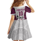 Personalized Sea Eagles ANZAC Tribute Family Matching Off Shoulder Short Dress and Hawaiian Shirt Poppy Field Soldier Silhouette Aboriginal Rugby Mascot