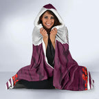 Personalized Sea Eagles ANZAC Tribute Hooded Blanket Poppy Field Soldier Silhouette Aboriginal Rugby Mascot