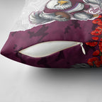 Personalized Sea Eagles ANZAC Tribute Pillow Cover Poppy Field Soldier Silhouette Aboriginal Rugby Mascot