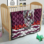 Personalized Sea Eagles ANZAC Tribute Quilt Poppy Field Soldier Silhouette Aboriginal Rugby Mascot