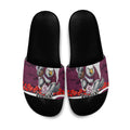 Personalized Sea Eagles ANZAC Tribute Slide Sandals Poppy Field Soldier Silhouette Aboriginal Rugby Mascot