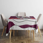 Personalized Sea Eagles ANZAC Tribute Tablecloth Poppy Field Soldier Silhouette Aboriginal Rugby Mascot