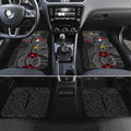 Personalised Penrith Panthers Car Mats Polynesian Tribal Pattern With Rugby Panther Mascot Art