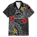 Personalised Penrith Panthers Hawaiian Shirt Polynesian Tribal Pattern With Rugby Panther Mascot Art