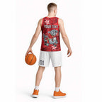 Personalised Dolphins Basketball Jersey Polynesian Tribal Pattern With Rugby Dolphin Mascot Art