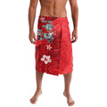Personalised Dolphins Lavalava Polynesian Tribal Pattern With Rugby Dolphin Mascot Art