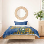 Personalised Parramatta Eels Bedding Set Polynesian Tribal Pattern With Rugby Eel Mascot Art