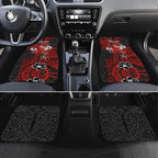 Personalised St. George Illawarra Dragons Car Mats Polynesian Tribal Pattern With Rugby Dragon Mascot Art