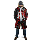 Personalised St. George Illawarra Dragons Cloak Polynesian Tribal Pattern With Rugby Dragon Mascot Art