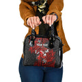 Personalised St. George Illawarra Dragons Shoulder Handbag Polynesian Tribal Pattern With Rugby Dragon Mascot Art