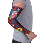 Personalised Sydney Roosters Arm Sleeves Polynesian Tribal Pattern With Rugby Rooster Mascot Art