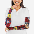 Personalised Sydney Roosters Arm Sleeves Polynesian Tribal Pattern With Rugby Rooster Mascot Art